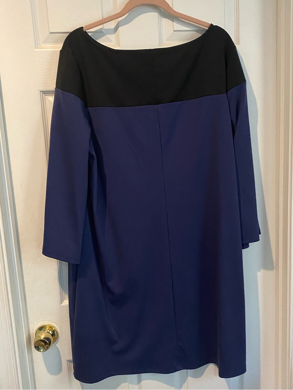 GAP Classic Two-Tone Navy and Black Shift Dress - XXL